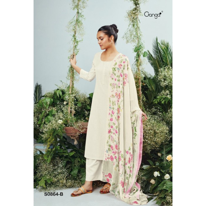 Ganga Ora 864 Superior Dress Materials